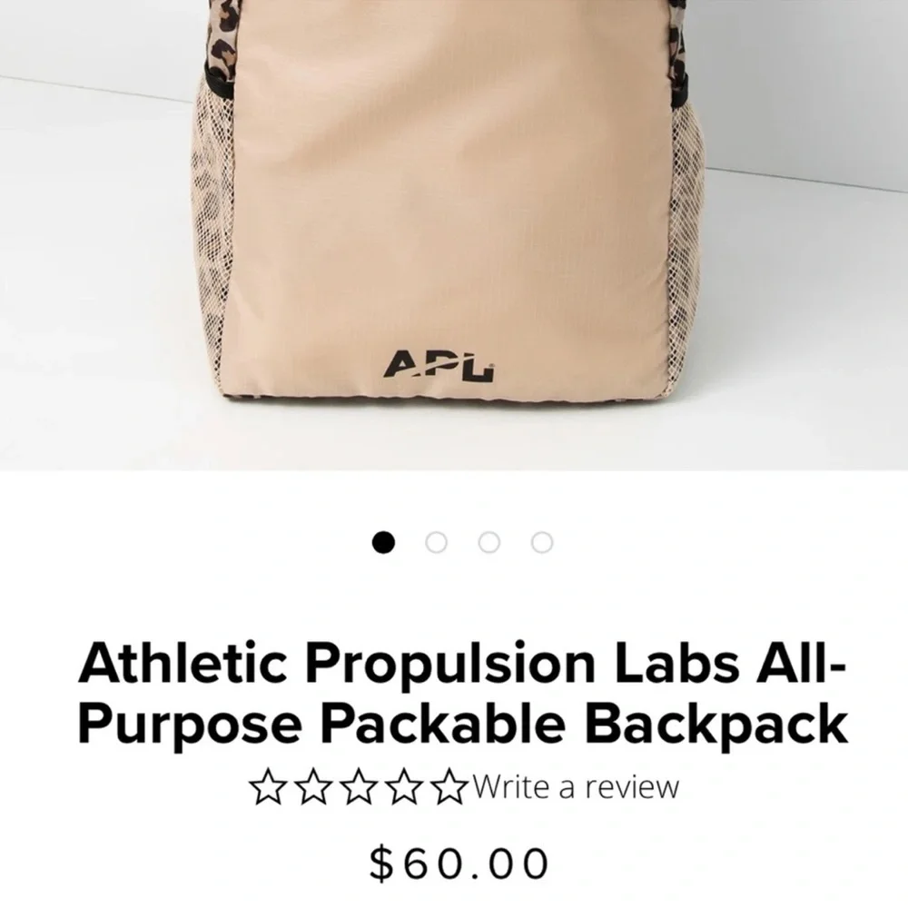APL All-Purpose Packable Backpack Lightweight Hiking 🥾 Leopard Print